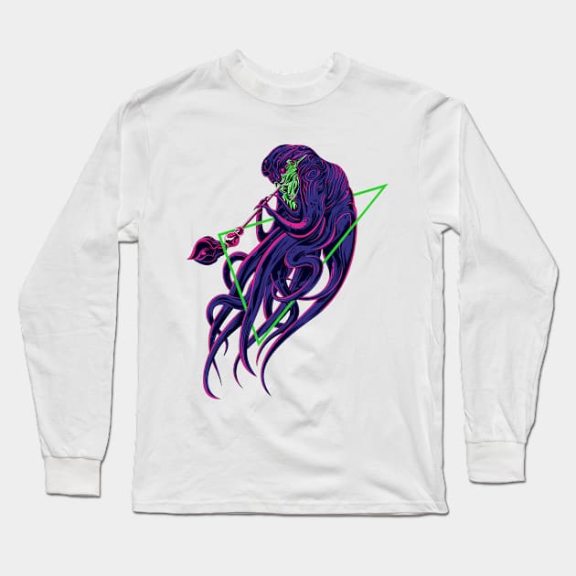 Octopus Long Sleeve T-Shirt by midthos